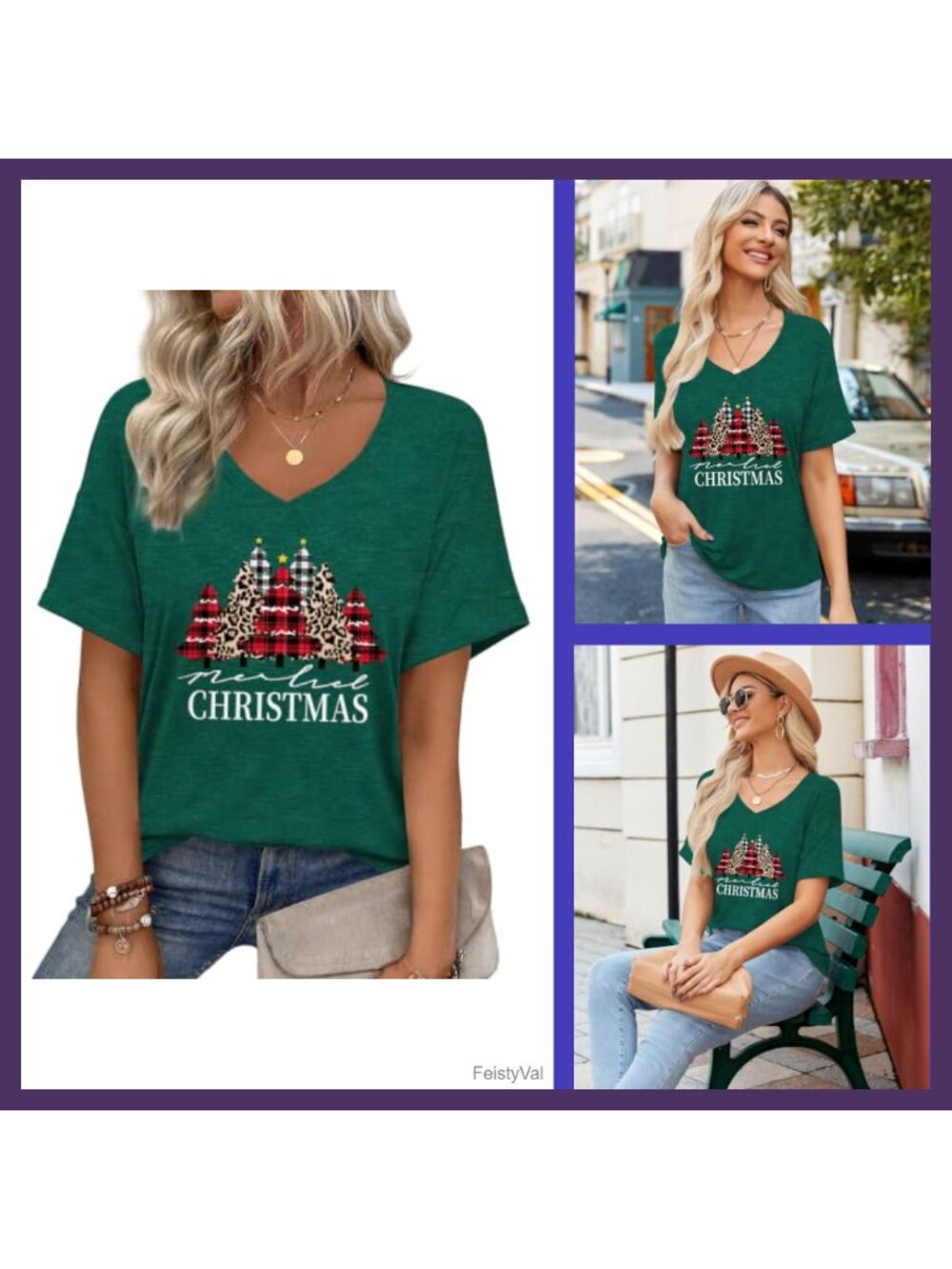 Women's V-Neck Short Sleeve T-Shirt Loose Casual Summer Work Top
